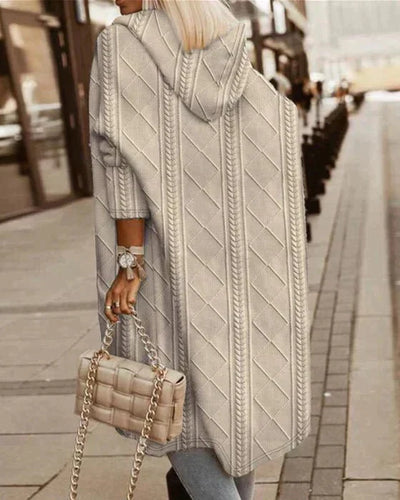 Isoldea™ | Extended Length Hooded Cardigan