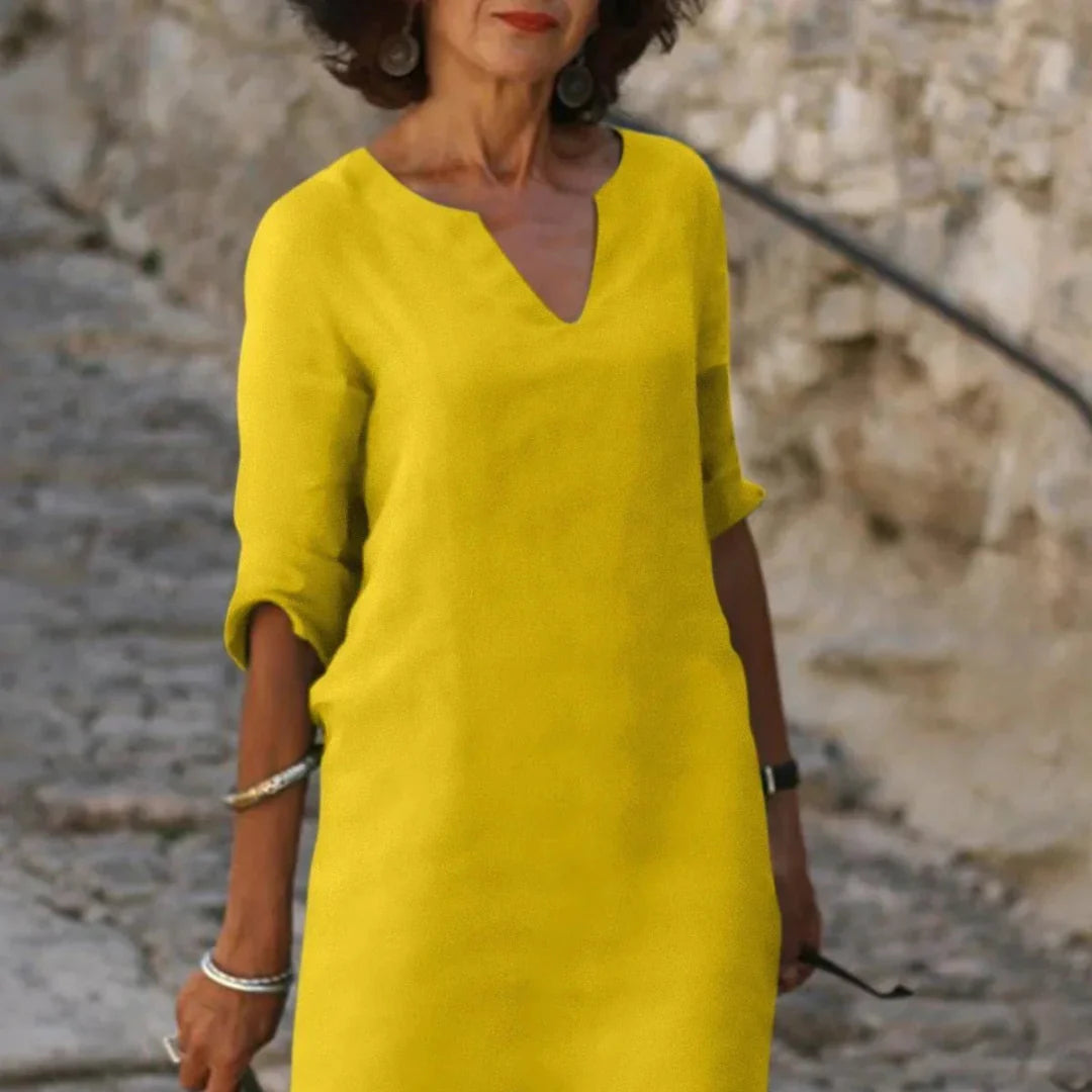 Hendrika™ | V-neck dress that covers the belly