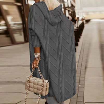 Isoldea™ | Extended Length Hooded Cardigan