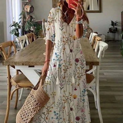 Annemarije™ | Boho Belly-Covering Dress